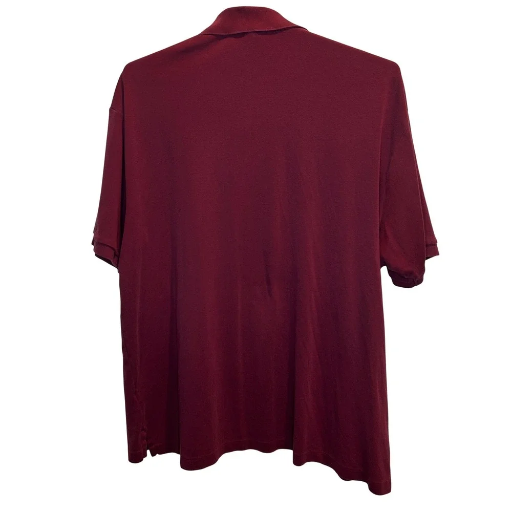 Polo Ralph Lauren Polo Shirt 2XB Men's Burgundy Short Sleeve Embroidered Pony